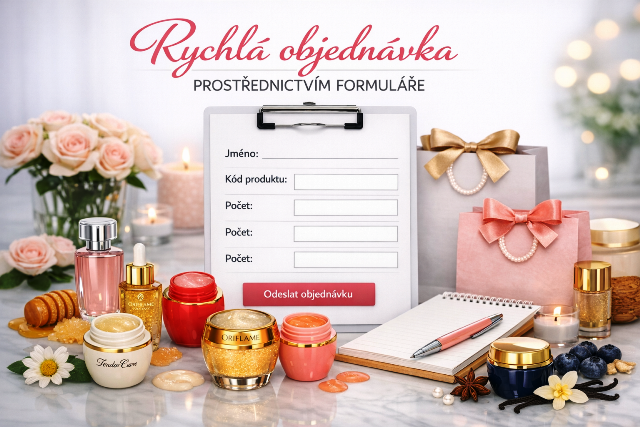 RYCHLÁ OBJEDNÁVKA - FORMULÁŘ